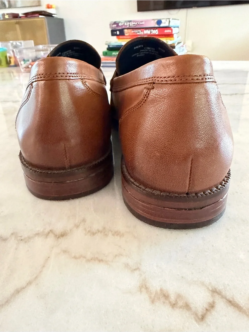 Cole Haan Brown Leather Penny Loafers 9.5M
